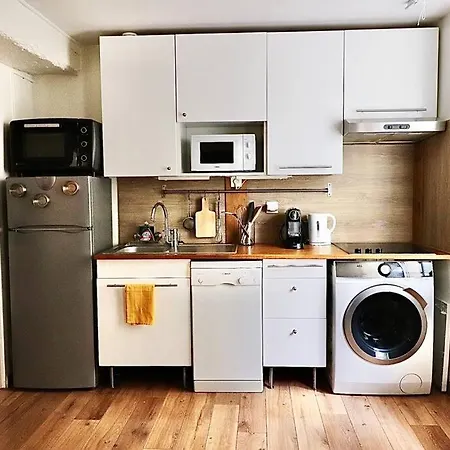 Apartment 2 Min Du Rer A - Studio Equipe & Jardin - Centre Ville Saint-Germain-en-Laye